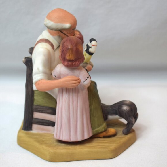 Vintage 1982 ICF Norman Rockwell The Toymaker Figurine Christmas Gift - Picture 4 of 6